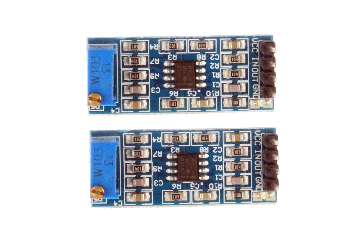 NOYITO LM358 100 Gain Signal Amplification Module Operational Amplifier Module Working Voltage DC5 to 12V (Pack of 2)