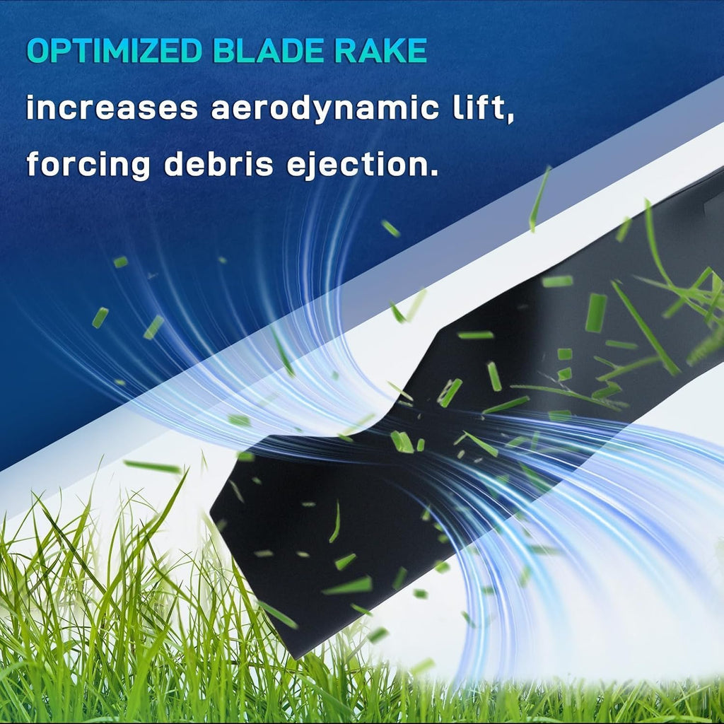1PC Lawn Mower Blade 942-0741A for Troy Bilt 21-Inch Deck | Mulching Blade for TB110 TB240 TB230 TB130 TB200 TB160
