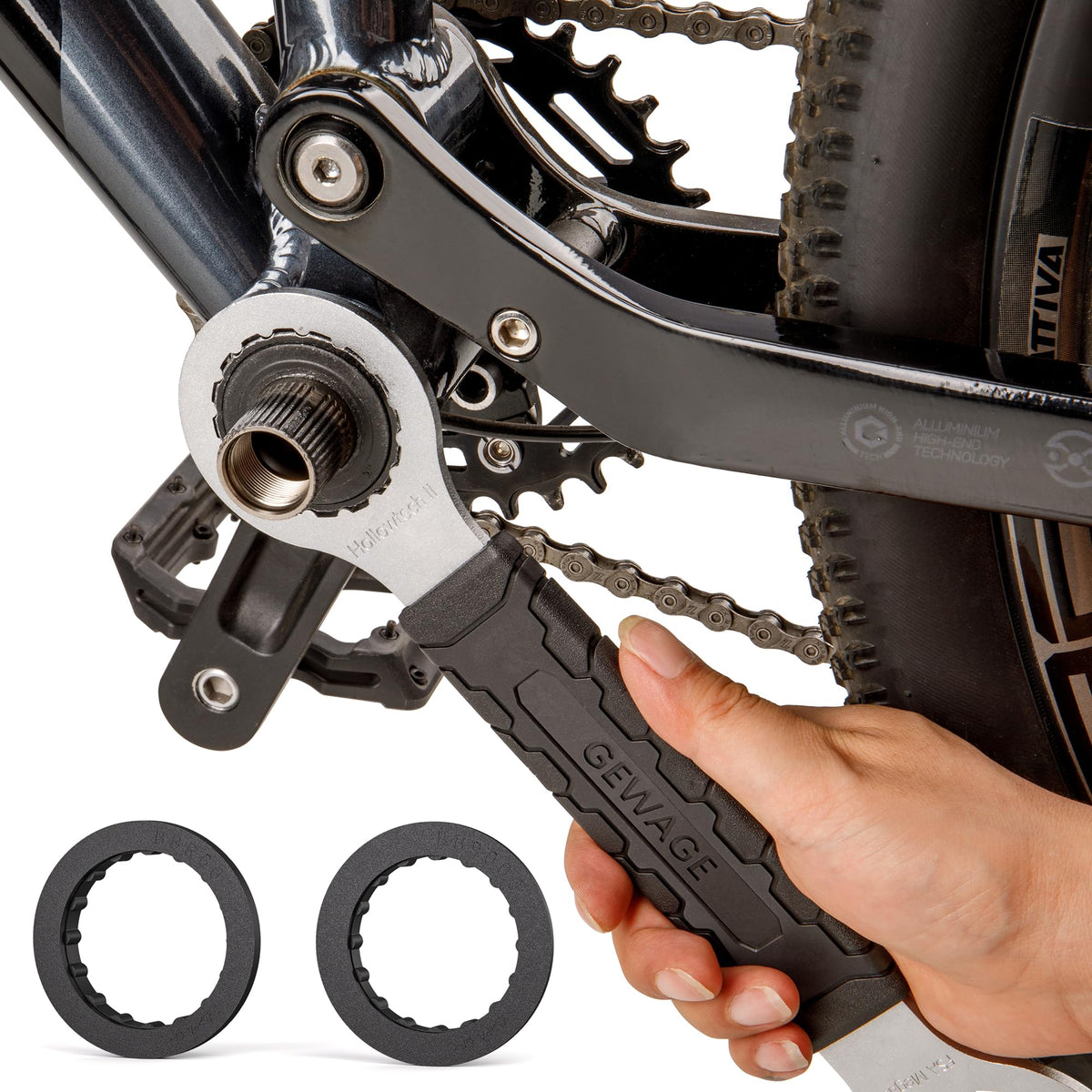 Bicycle Bottom Bracket Tool - Bottom Bracket Removal Install Tool Compatible with Shimano Hollowtech II/BB9000