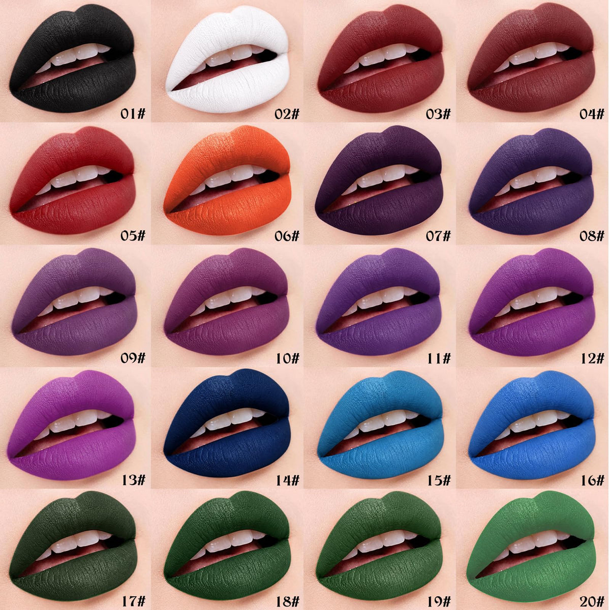 Halloween Black Lipstick,Cream Matte Lipstick Face Paint Stick