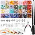 Jewelry Making Kits for Adults Women with 28 Colors Crystal Beads, 1660Pcs Crystal Bead Ring Maker Kit with Jewelry