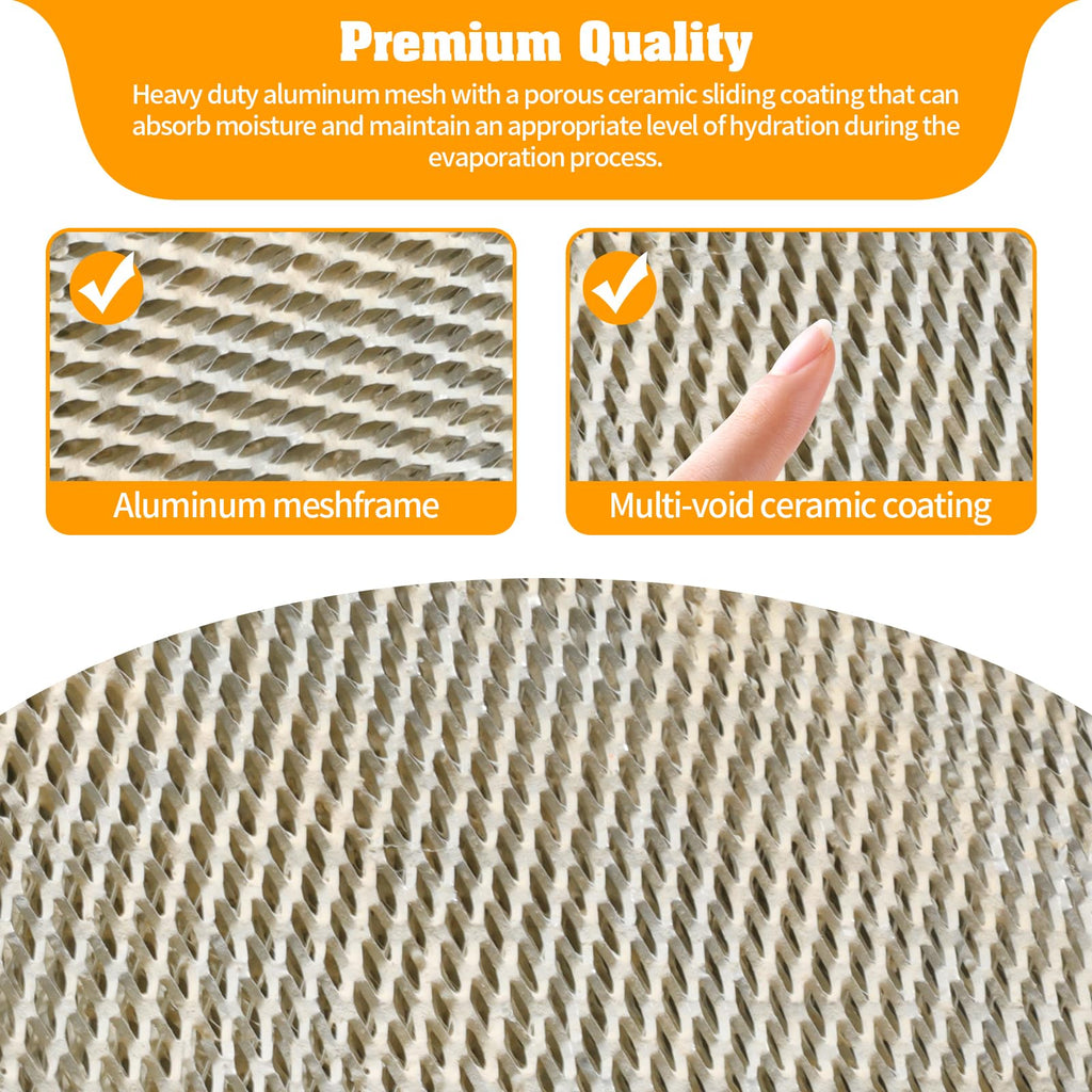 2Pack 35 Water Panel Humidifier Replacement Filter Made of Aluminum Mesh Compatible with AprilAire Whole-House