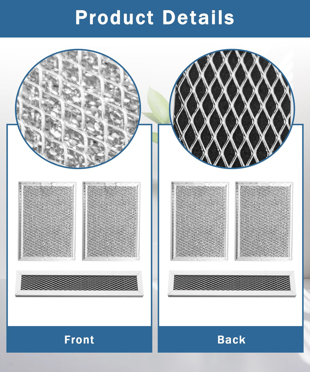 PVM9005SJ1SS 3pcs Microwave Grease&Charcoal Filter Set