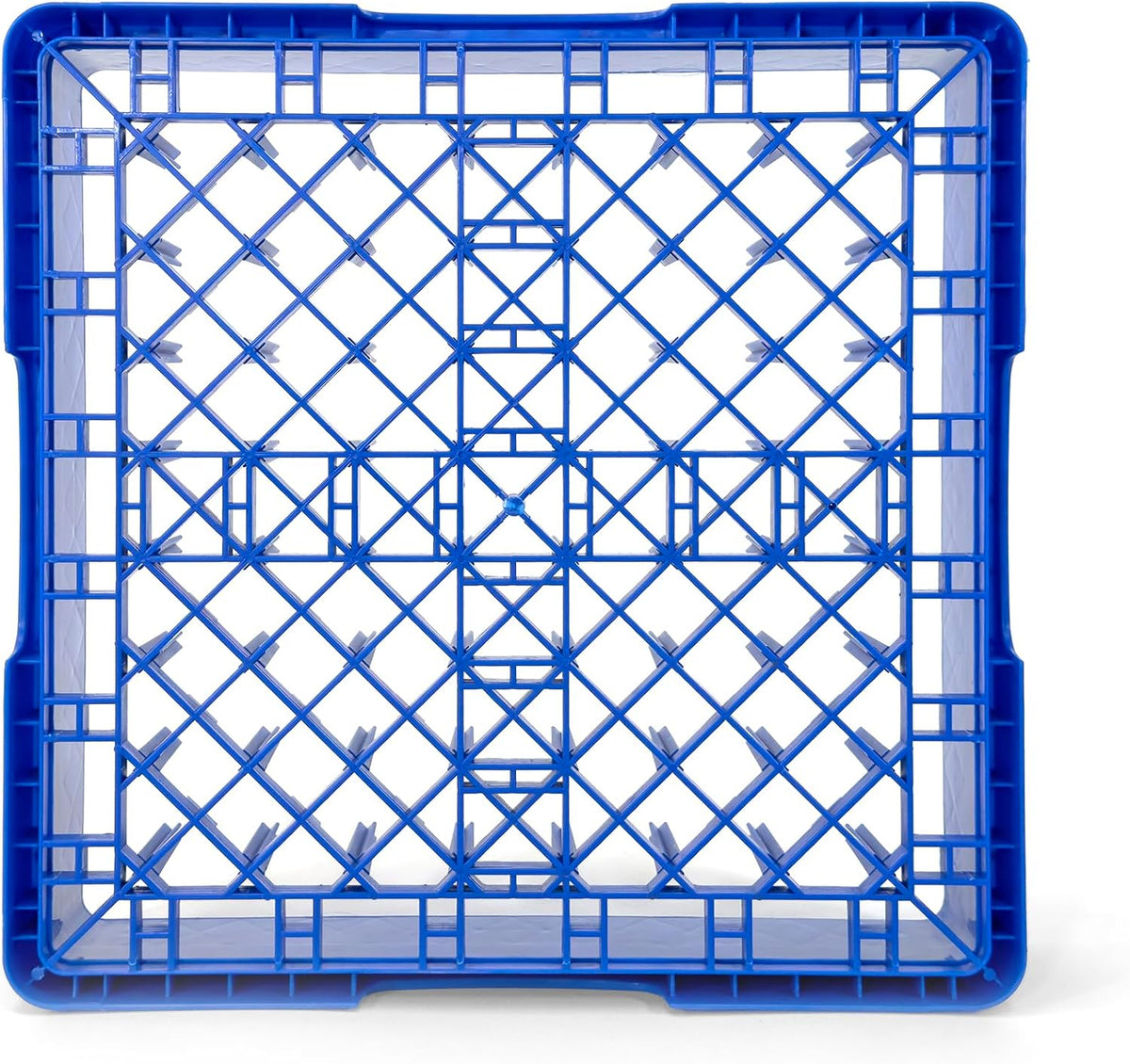 Peg Plate Rack for Commercial Dishwasher | Full Size Tray Rack | Polypropylene (Blue)