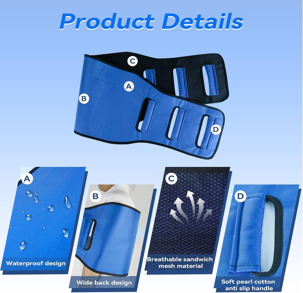 Transfer Belt Transfer Sling for Elderly, Lift Assist Gait Belt for Seniors