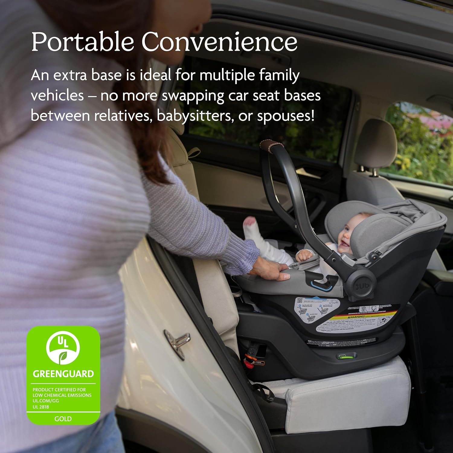 Extra Aria Car Seat Base with Load Leg - Fits Aria Infant Car Seat