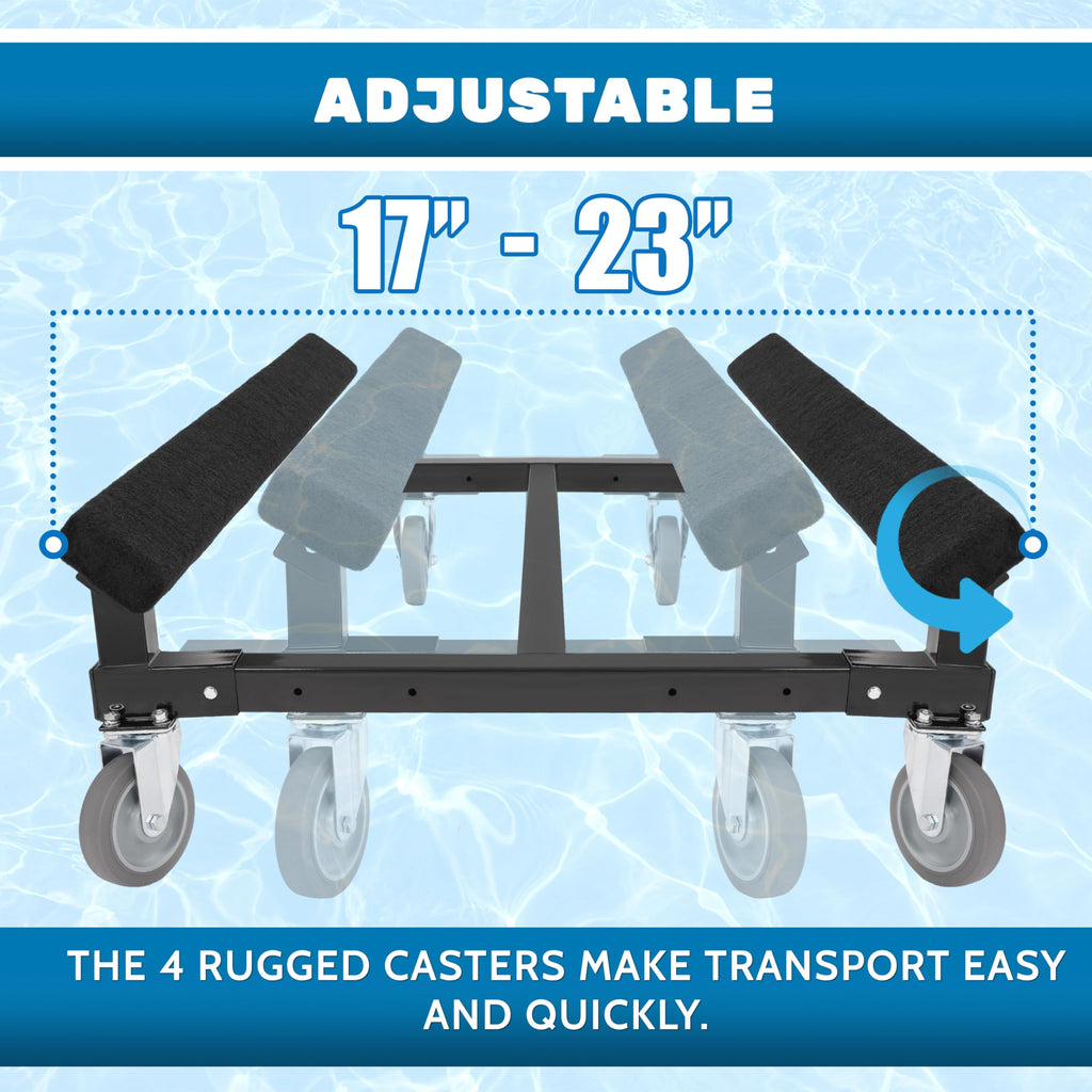 Watercraft Dolly Compatible with Jet Ski Stand Boat Sailboats