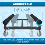 Watercraft Dolly Compatible with Jet Ski Stand Boat Sailboats