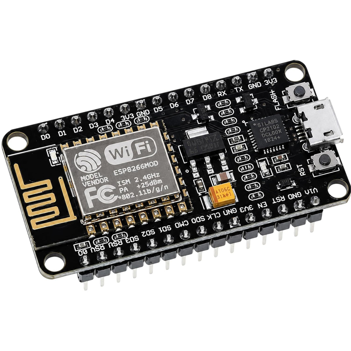 ESP8266 ESP-12F NodeMCU Development Board Module, 2 Pack