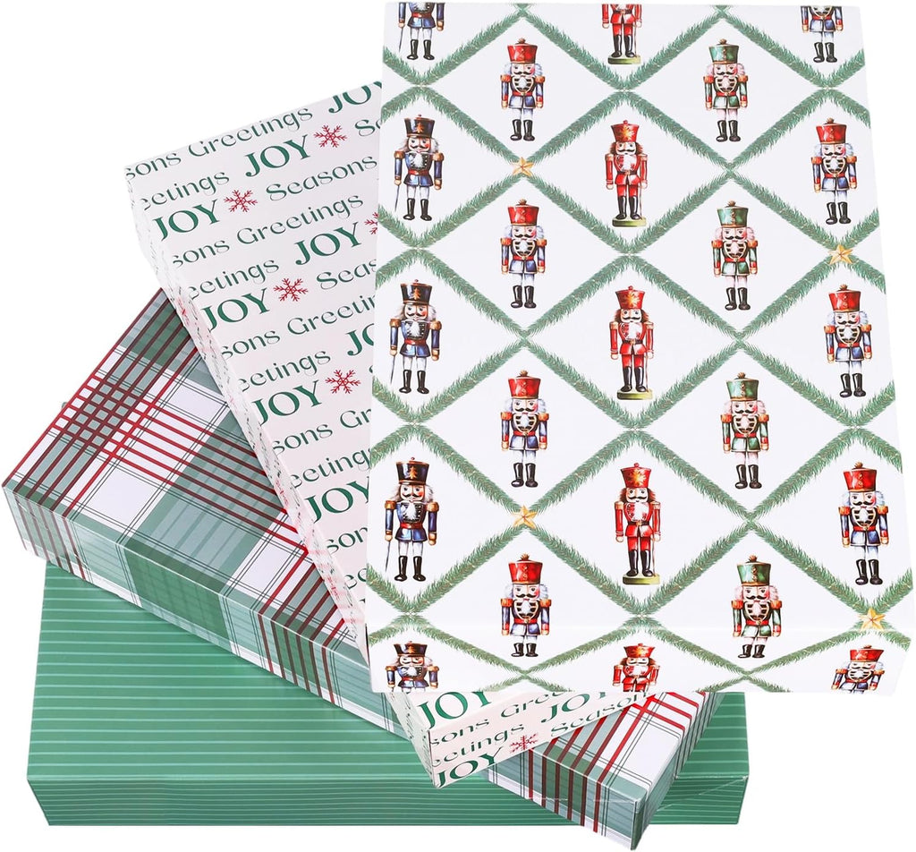 Large Christmas Gift Boxes with Lids for Present