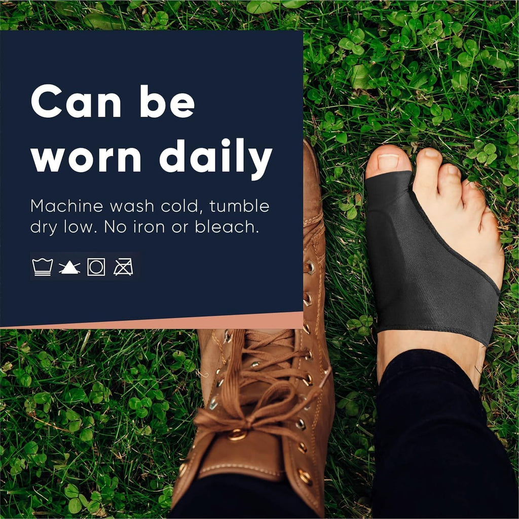 Bunion Corrector Relief Sleeve - Gel Cushion Pads - Copper Infused - Orthopedic Brace Big Toe Alignment - Hallux