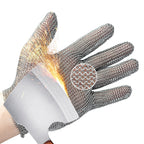 A9 Cut Resistant Metal Mesh Chainmail Glove, PM5201, 1 Pack, L
