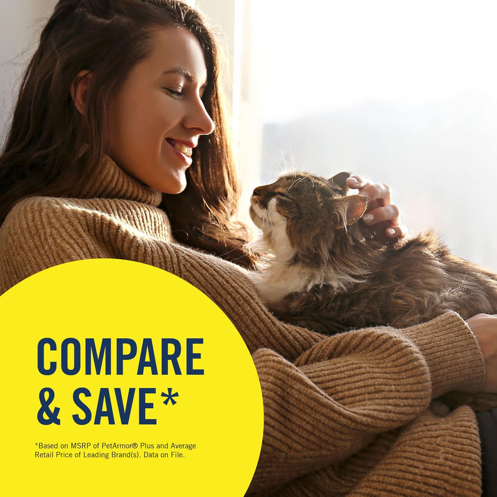 Plus Flea & Tick Topical Cats 1.5 lbs+, 3-Month