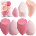 Makeup Sponge Set, 7 Pcs Multi Colored Blender Sponges