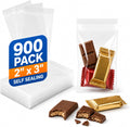 Tiny Crystal Clear Adhesive Cello Bags 2x3 in, 900 Count