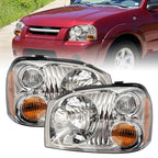 Headlight Compatible with Nissan Frontier 2001-2004, Pair