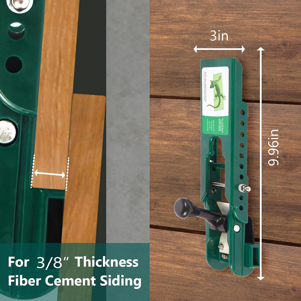 Siding Installation Tools Compatible with 3/8 inch Fiber Cement siding, Siding Tools Lap Siding Gauge with Adjustable