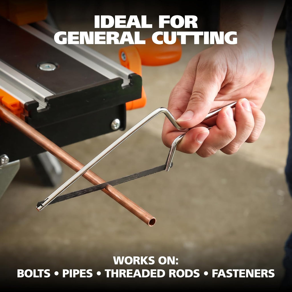 GreatNeck 5Pc Mini Hacksaw Blades Designed to Cut Metal, Pipe, Hard Woods