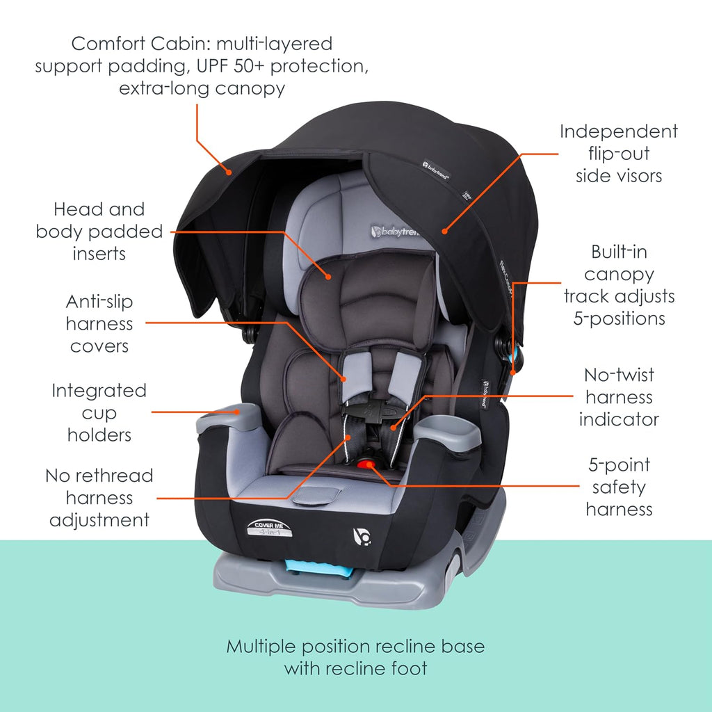 Cover Me 4-in-1 Convertible Car Seat