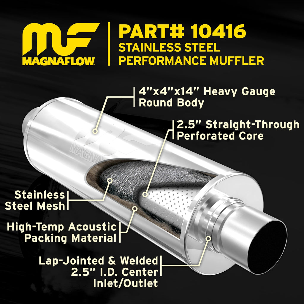 MagnaFlow Performance Exhaust Muffler 10416