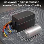 12V 12 Way Pre-Wired Fuse Relay Box Kit with 4 x 80A 4-Pin Relays