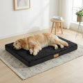 Orthopedic Dog Bed Large Sized Dog 36''X24'',Soft Waterproof Egg Crate Foam Medium Pet Crate Beds Mat with Removable