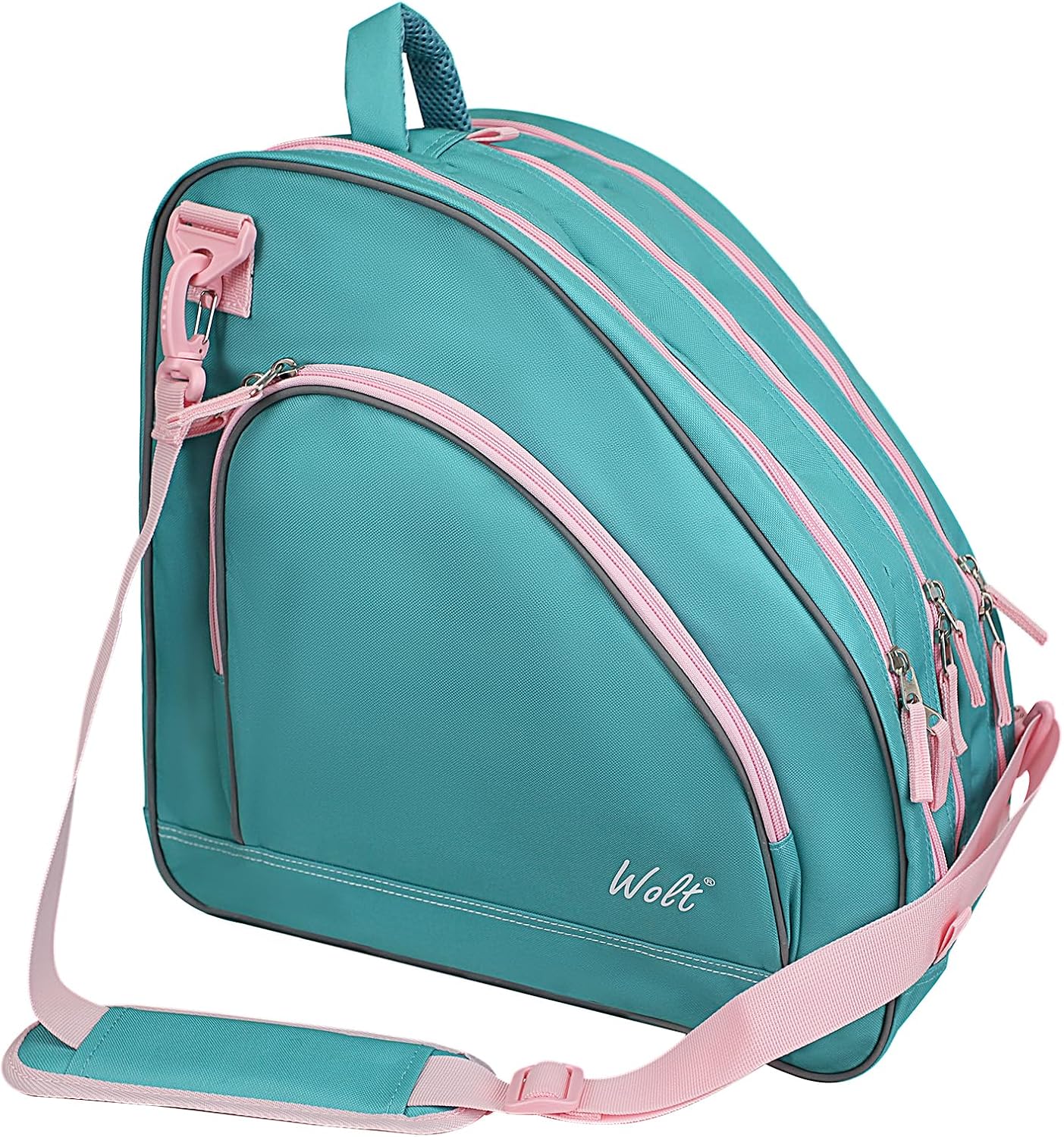 Ice Skate Bag - Roller Skate Bag, Inline Skate Bag with Adjustable Shoulder Strap for Both Youth and Adults.