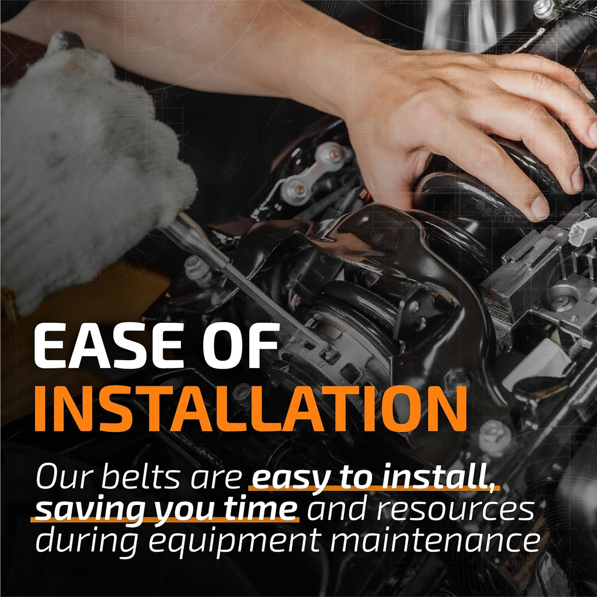 2-B77 Replacement Belt Banded V Belt