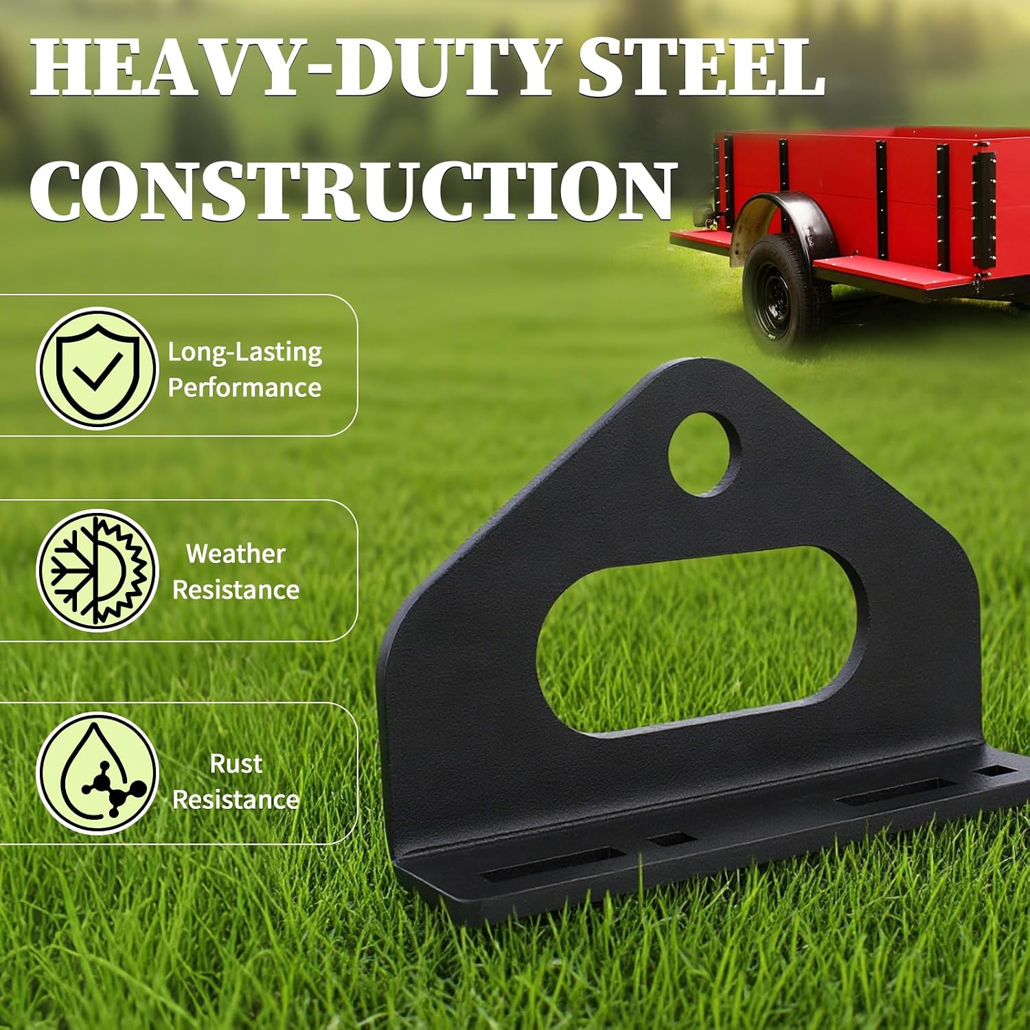 Zero Turn Lawn Mower Trailer Hitch, Trailer Hitch Fit for Craftsman, John Deere, Cub Cadet, Exmark, Toro etc Lawn