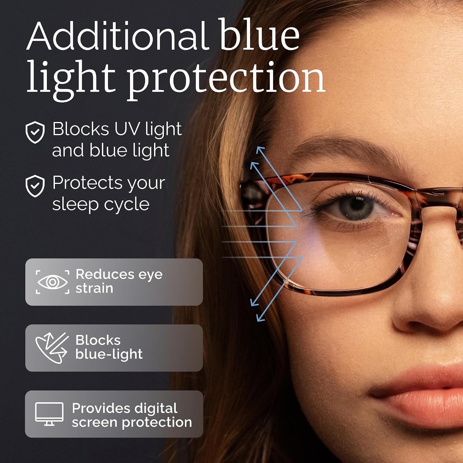 Reading Glasses for Women +2.0, Eyeglasses, Blue Light Readers for Women/Men, Computer Eye Glasses, Cheaters