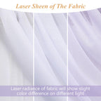 White Wedding Arch Draping Fabric Backdrop Drapes Sheer 2 Panels
