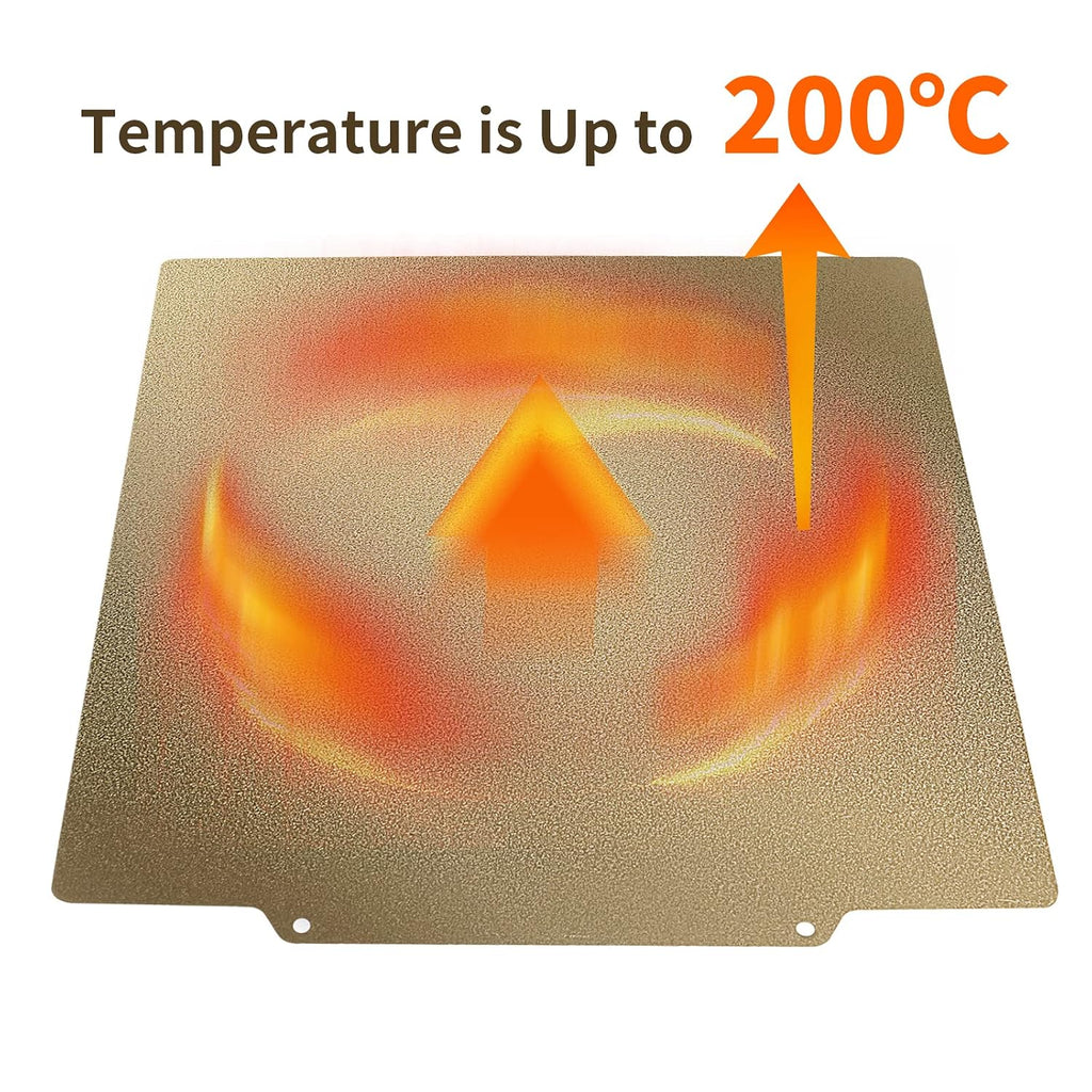3D Double Sided Texured PEI Spring Steel Heated Bed 220x220mm, Flexible PEI Build Plate Print Bed for Anet A8/Wanhao