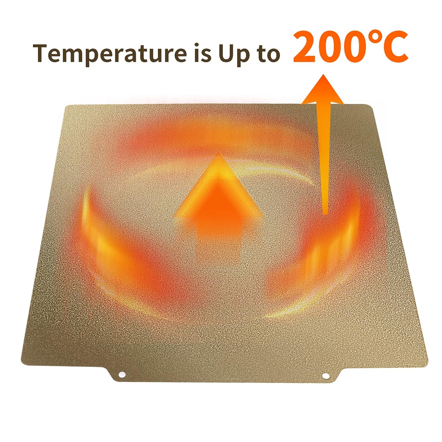 3D Double Sided Texured PEI Spring Steel Heated Bed 220x220mm, Flexible PEI Build Plate Print Bed for Anet A8/Wanhao