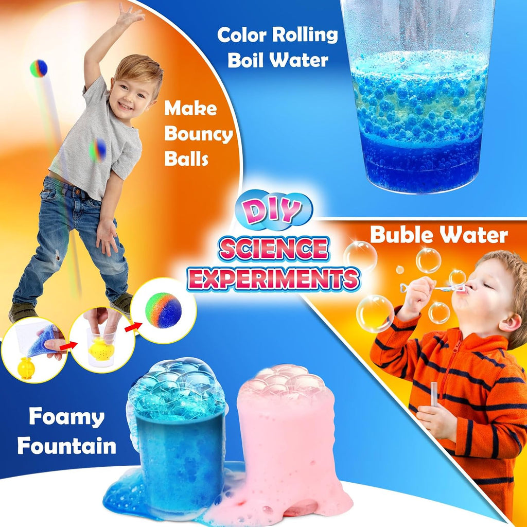 30+ Experiments Science Kits for Kids, S.T.E.M Educational Project Activities Toys Gifts for Boys Girls, Chemistry