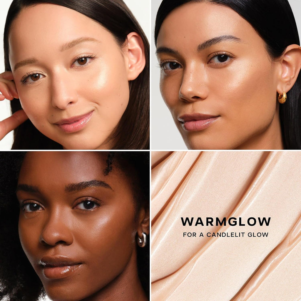 Mini Glowy Super Gel Illuminating Face Makeup Primer, Warmglow (.5 oz)