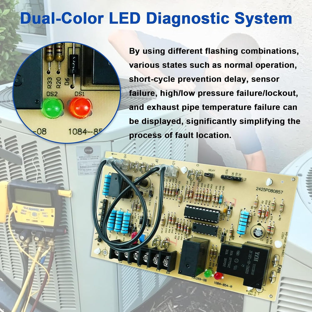16v38 Upgraded Defrost Control Board Replacement for Lennox 100269-08