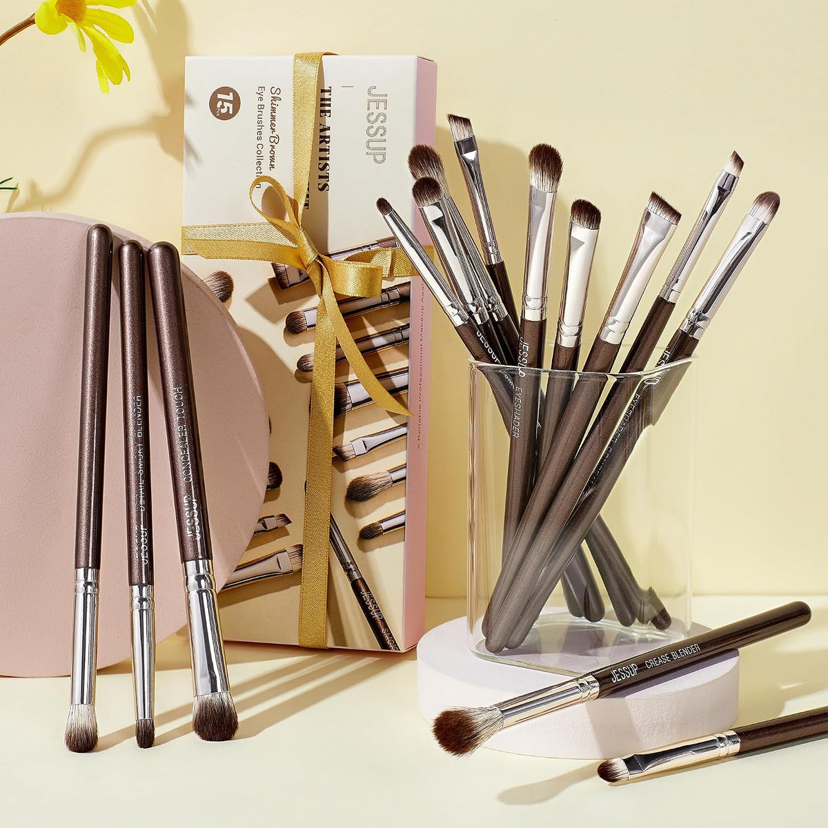 Eyeshadow Brush 15pcs Eyeliner & Eye Makeup Brush Professional T499