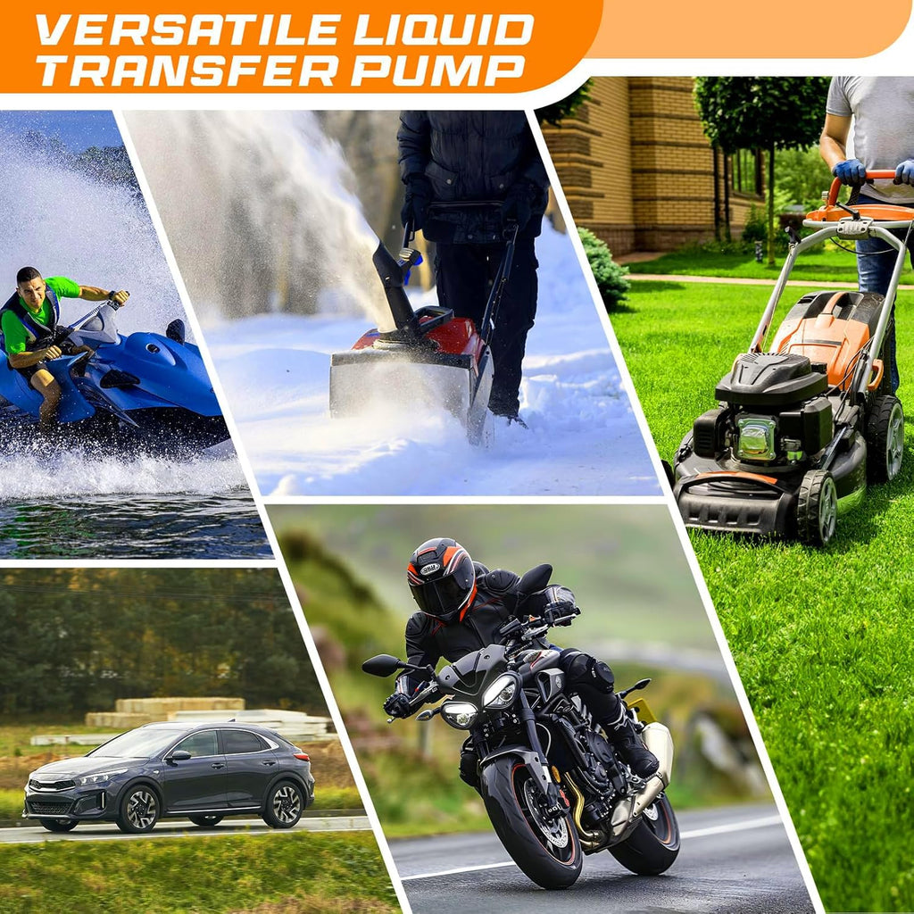Portable Cordless Fuel Transfer Pump Battery Powered