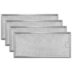 4 Pack Microwave Grease Filter Compatible with Whirlpool and GE Microwaves