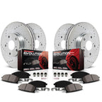 PowerStop Z23 Performance Brake Pad & Rotor Kit Front & Rear K6965