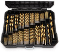 230 Pcs Cobalt Drill Bit Set, 135° Split Point, 3/64"-1/2"