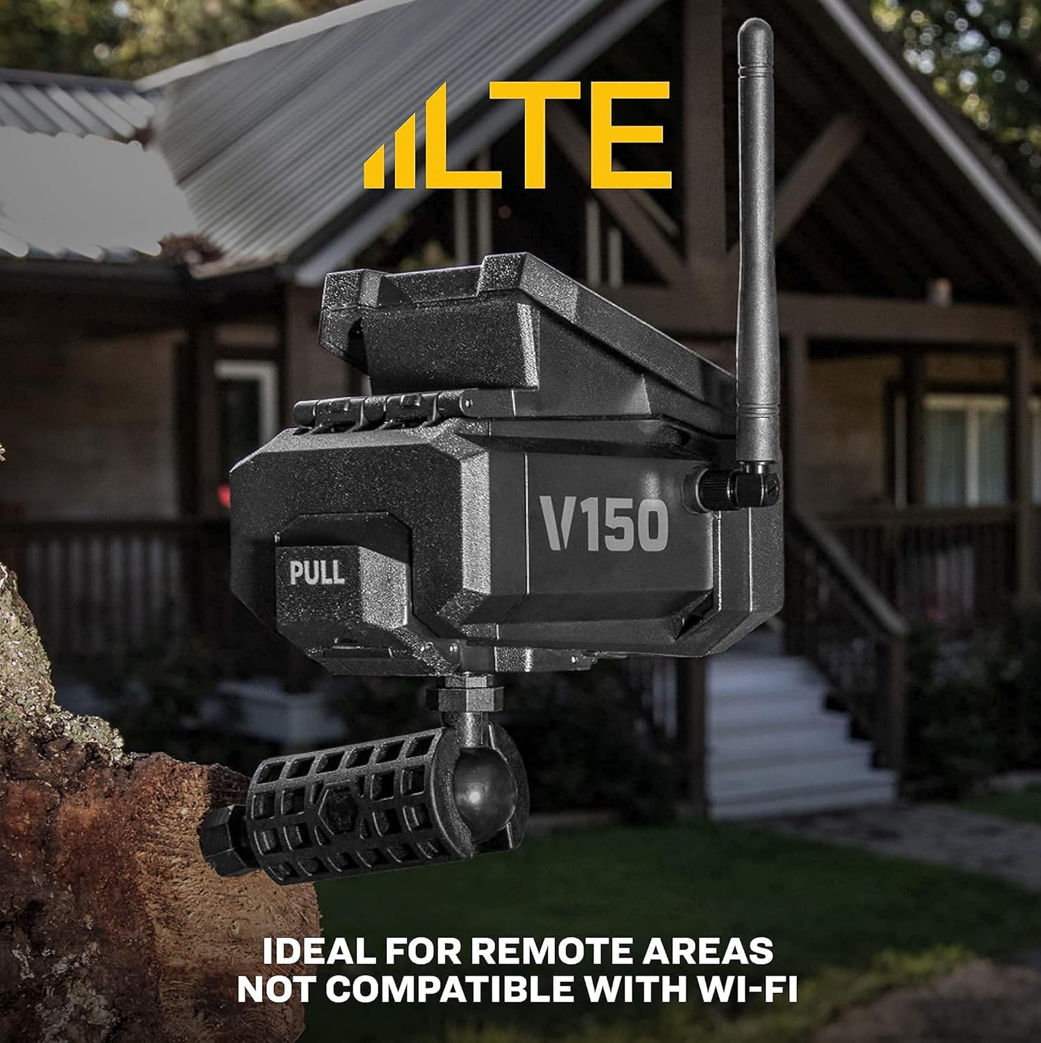 V150 Twin Pack Solar-Powered LTE Cellular Home Security Outdoor Camera | Motion Activated Photo Capture Nightvision