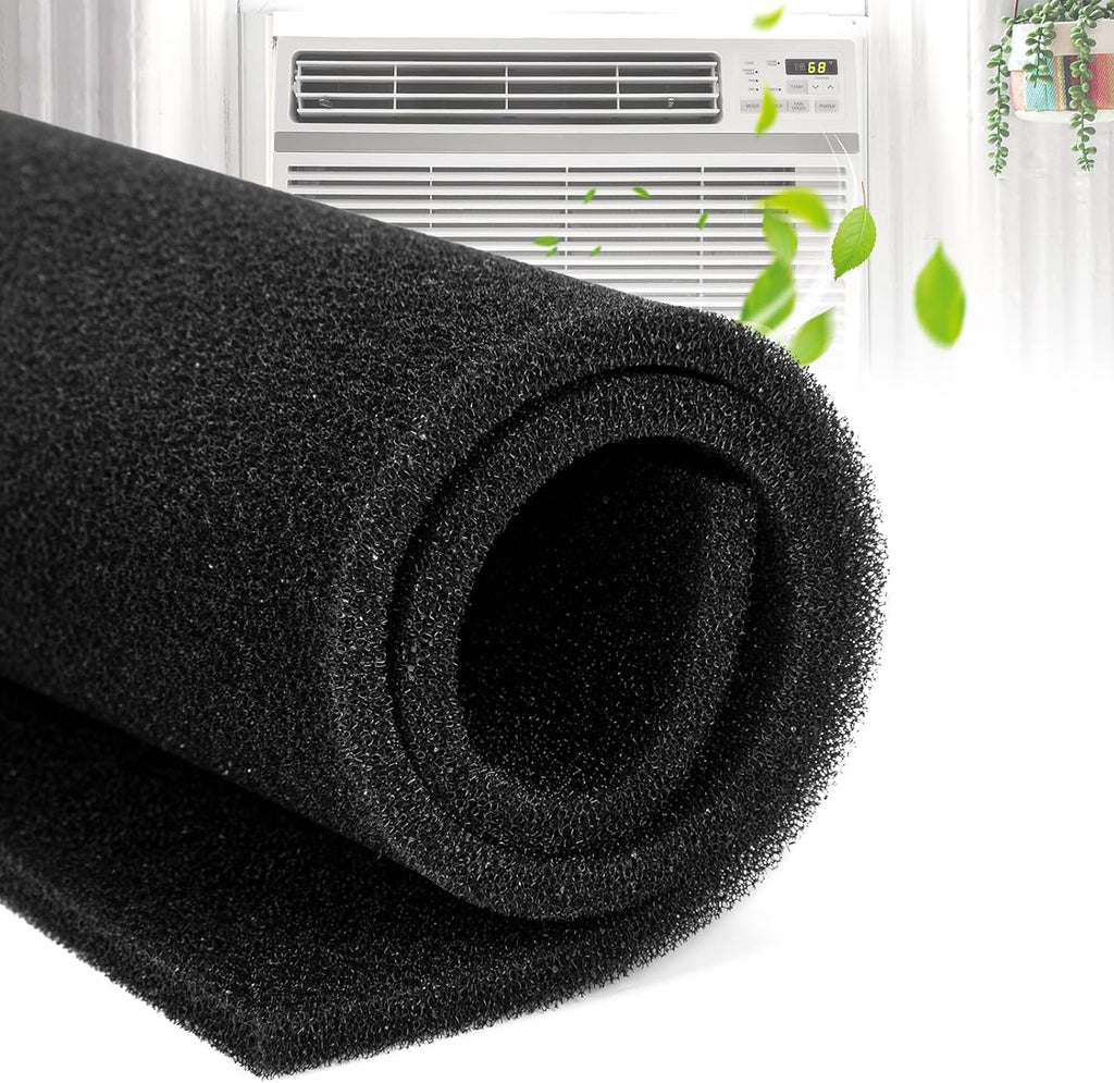 12"x24"x3/8" 40 PPI Filter Foam, Universal Air Filter Foam Sheet Material