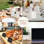 Gold Table Number Holders, Metal Place Card Stands & Picture Holders