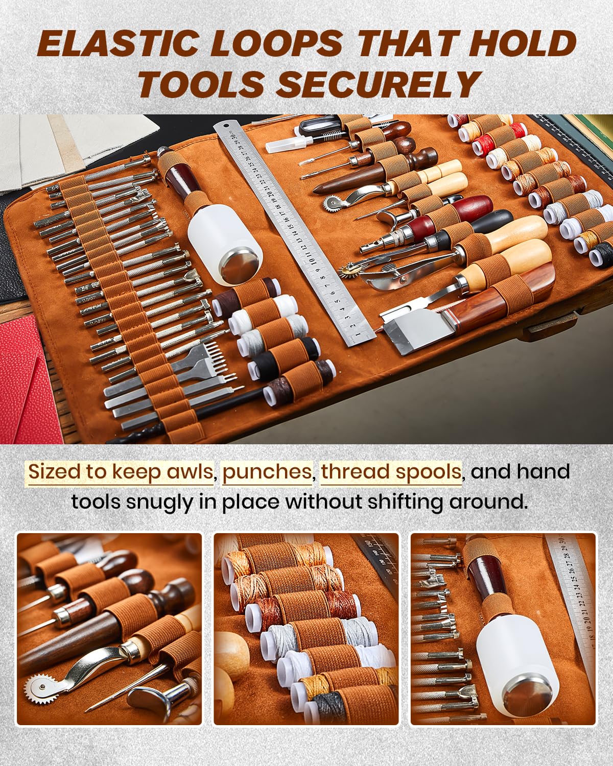 Leather Working Tools kit Leather Tooling Kit Leather Craft Tools