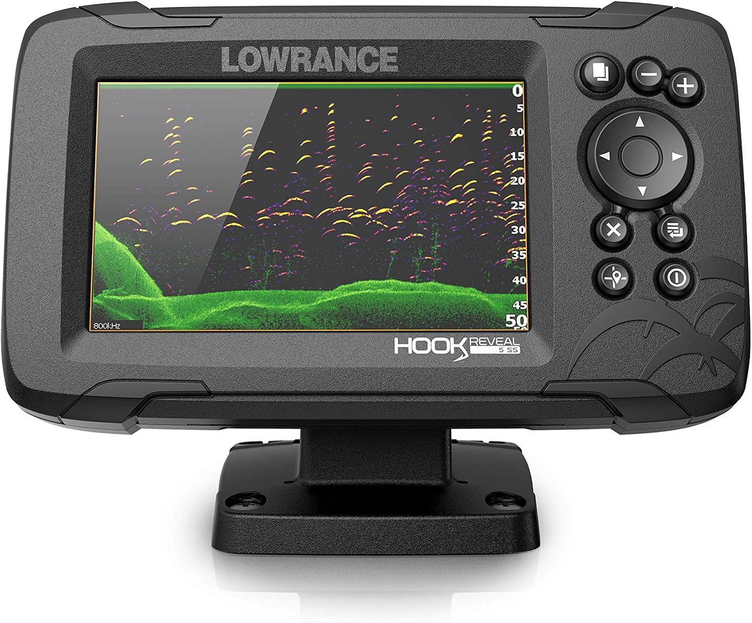 HOOK Reveal 5 SplitShot - 5-inch Fish Finder with SplitShot Transducer, Preloaded C-MAP US Inland Mapping