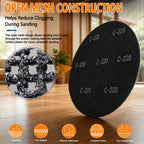 MOGRQAP 16" Floor Sanding Screen Discs 10 Pack, 220 Grit for Floor Buffers