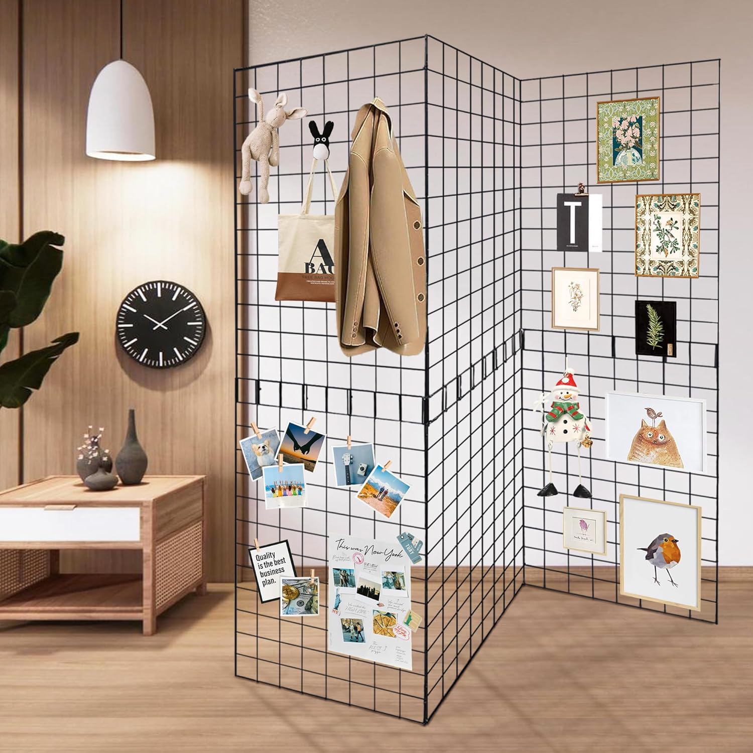 Grid Wall Panels 3 Pcs, Commercial Grade Gridwall Panels, Metal Grid Wall Panel Display Stand, You Can DIY 6 Pack