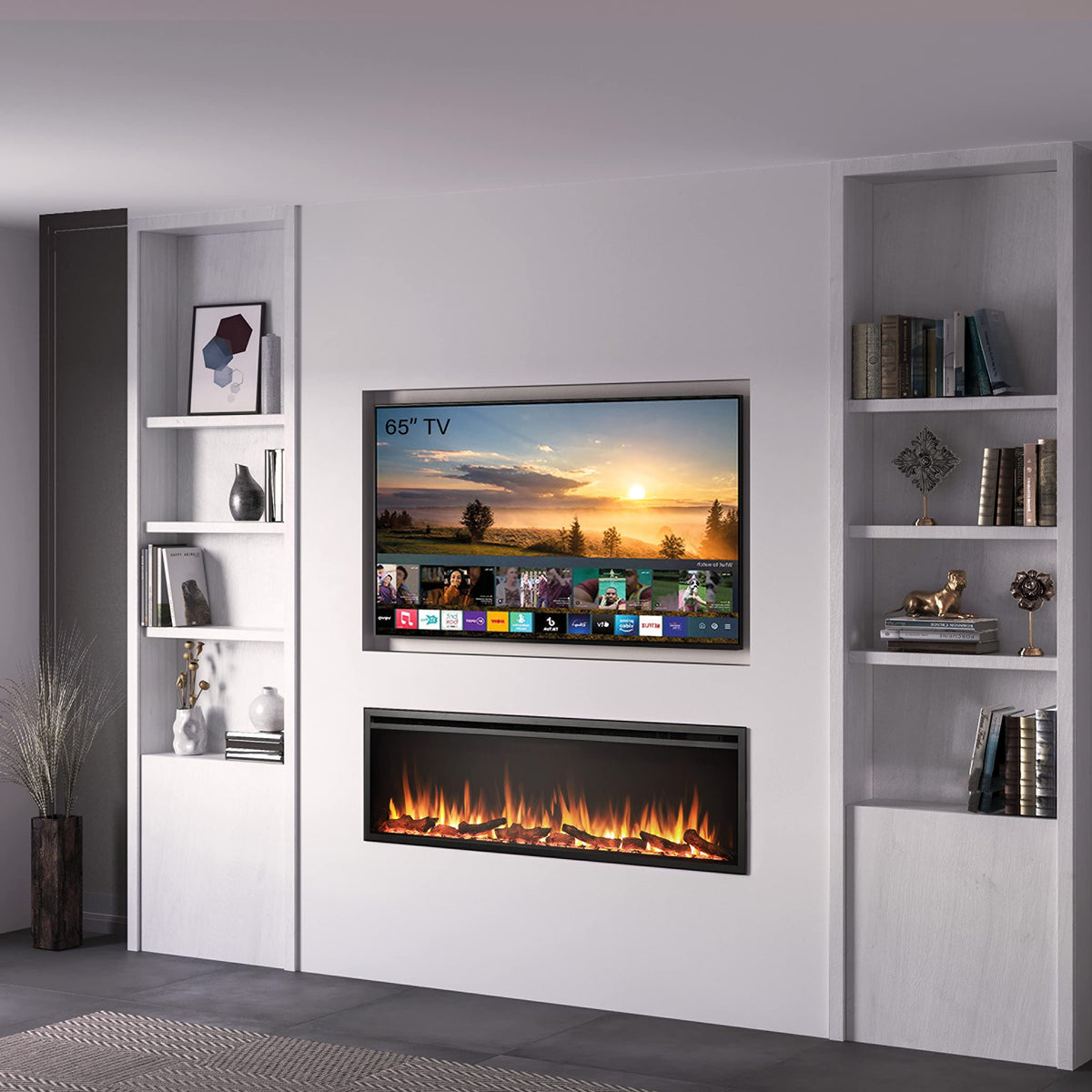 LegendFlame Austin Build in Electric Fireplace 60"