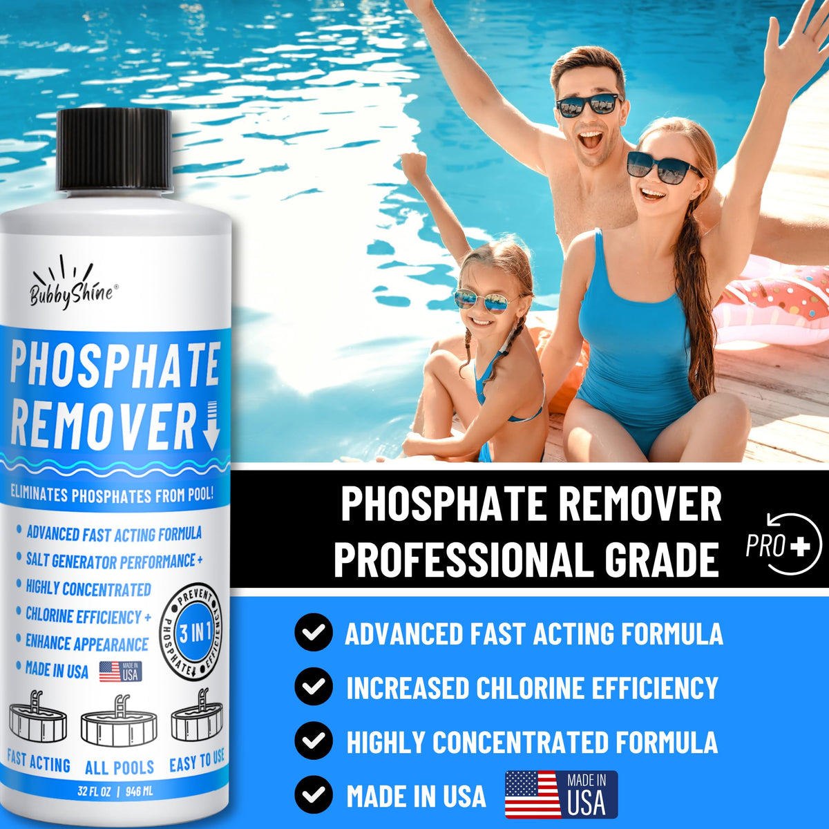 Phosphate Remover Pool Chemicals, Pool Phosphate Remover, 32 oz